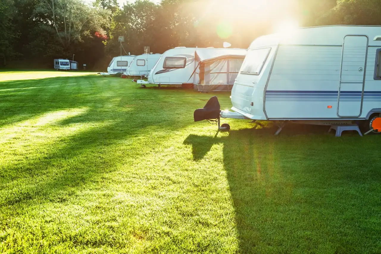 Camperplaats in de natuur